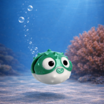 Zablis_FlexiPufferfish_green_Kugelfisch_grün